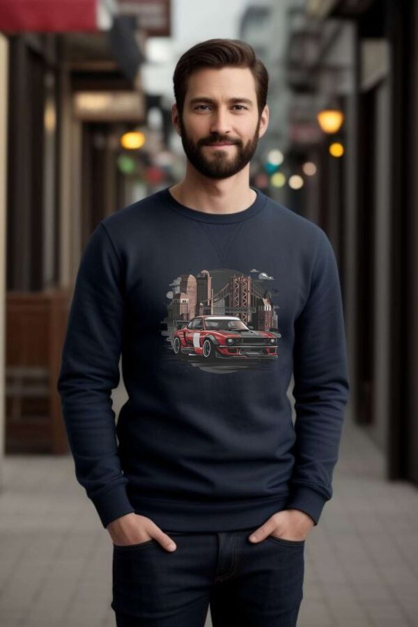 Sweatshirt for men | the car - Image 2