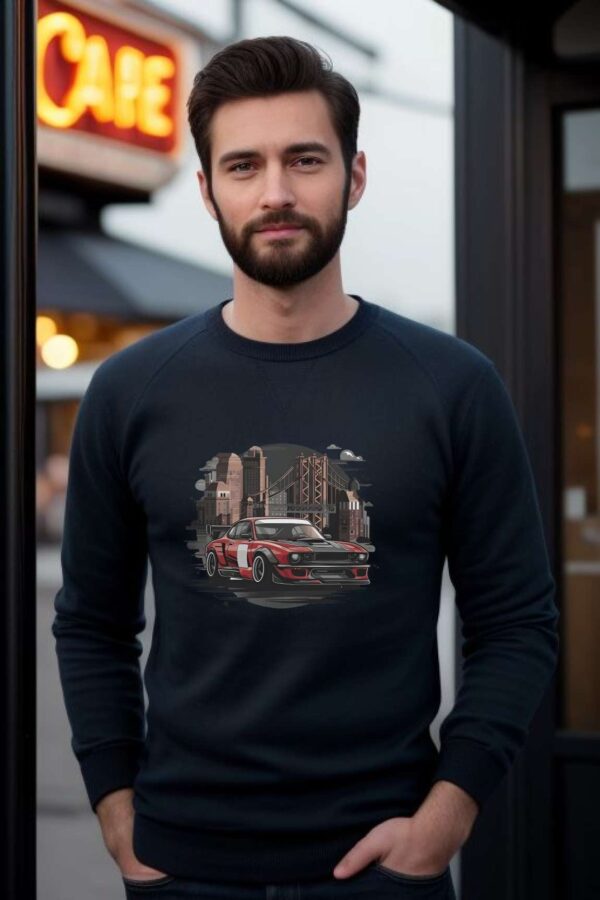 Sweatshirt for men | the car - Image 4