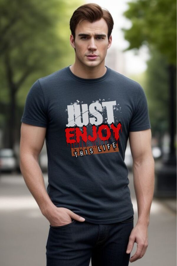 T-shirt for men | Just enjoy - Image 4