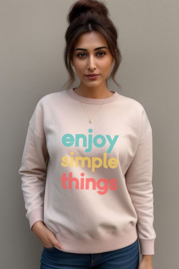 Sweatshirt for women | Simple - Image 2