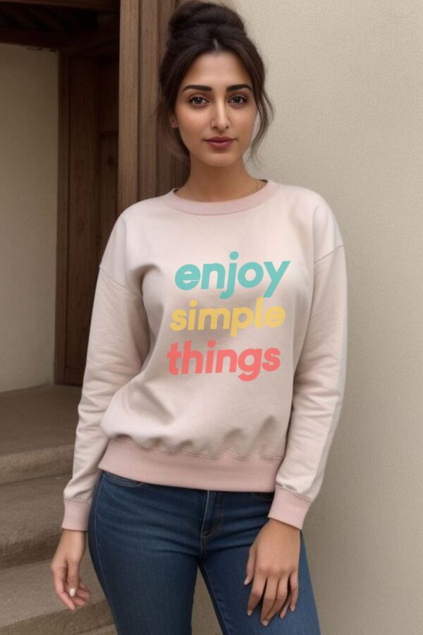 Sweatshirt for women | Simple - Image 3