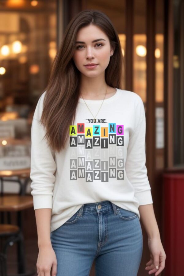 Sweatshirt for women | Amazing - Image 4