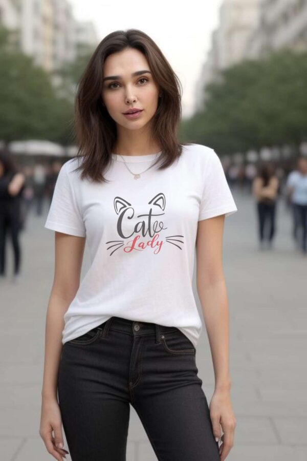 T-shirt for women | Cat lady - Image 4