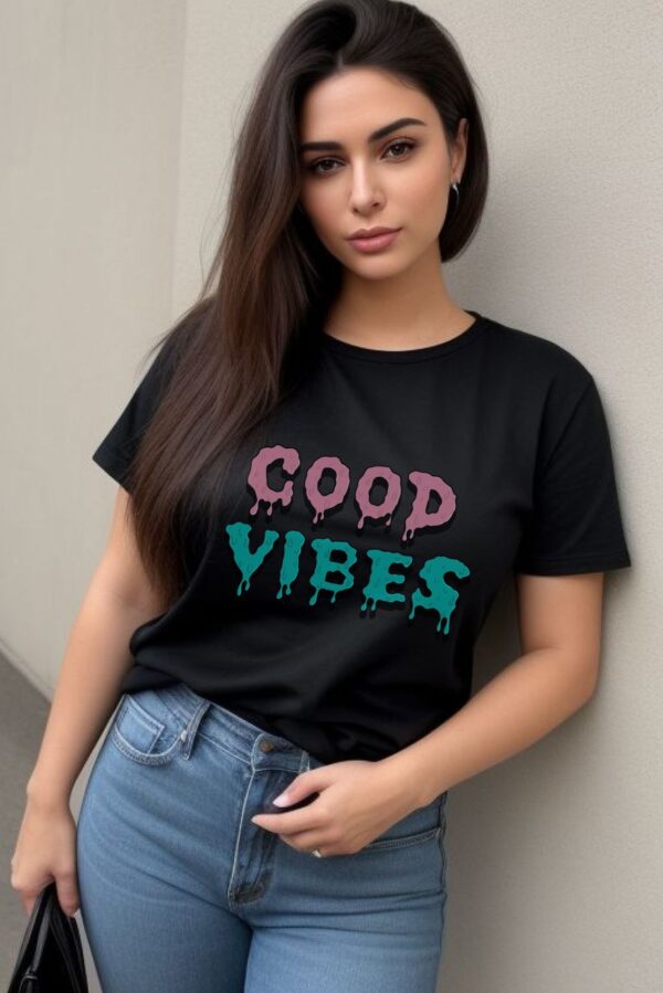 T-shirt for women | Good vibes - Image 3