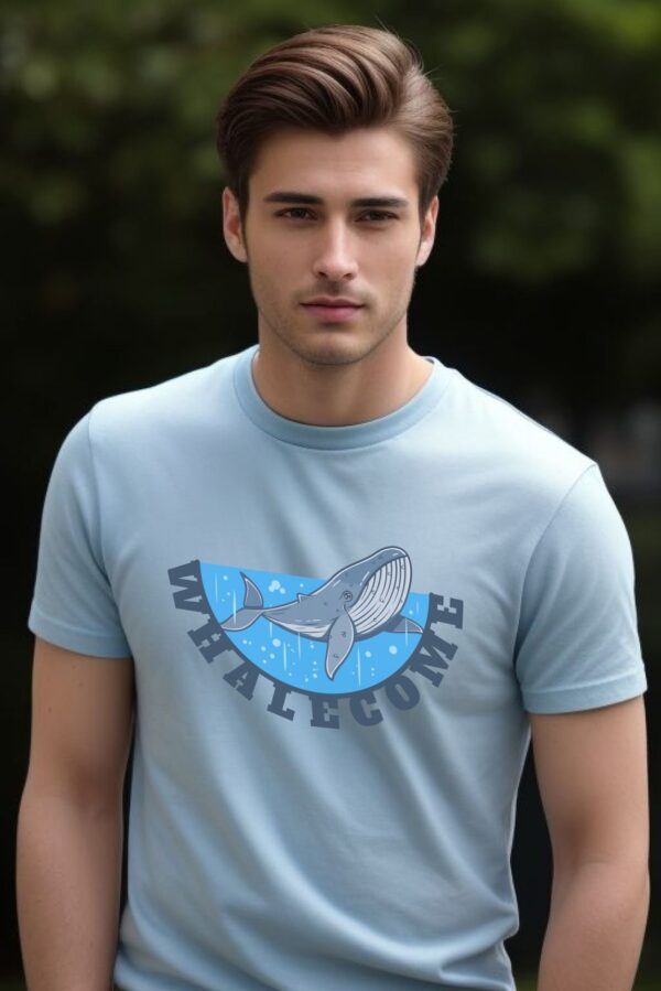 T-shirt for men | Whale shirt - Image 2