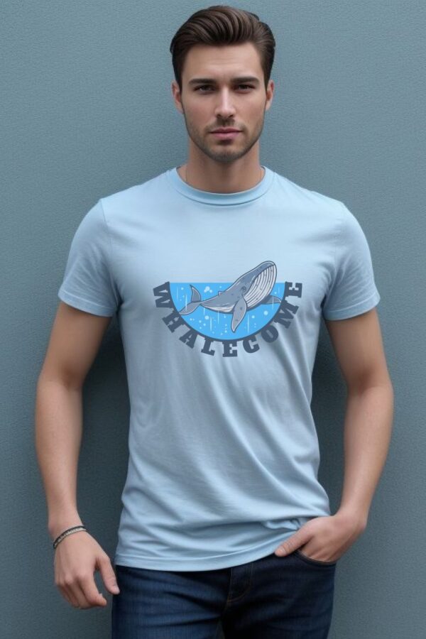 T-shirt for men | Whale shirt - Image 3