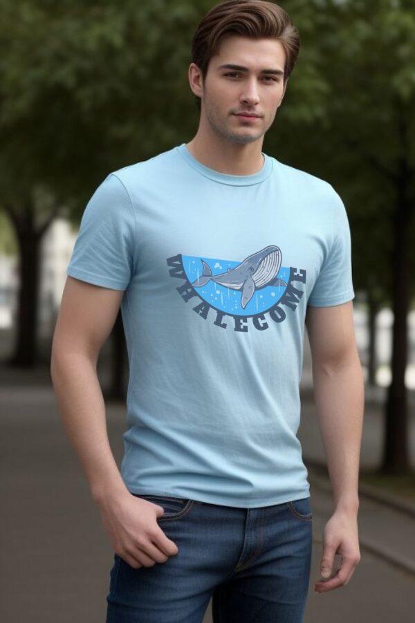 T-shirt for men | Whale shirt - Image 4