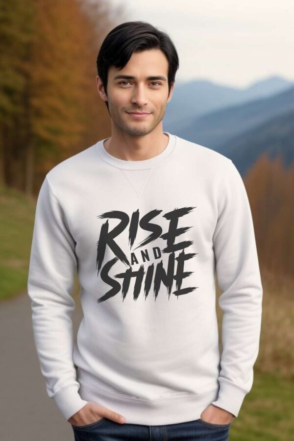 Sweatshirt for men | Rise and shine - Image 2