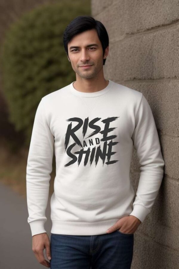 Sweatshirt for men | Rise and shine - Image 4