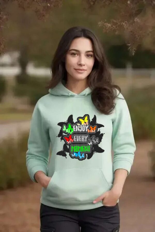 Hoodie for women | Enjoy the moment - Image 3