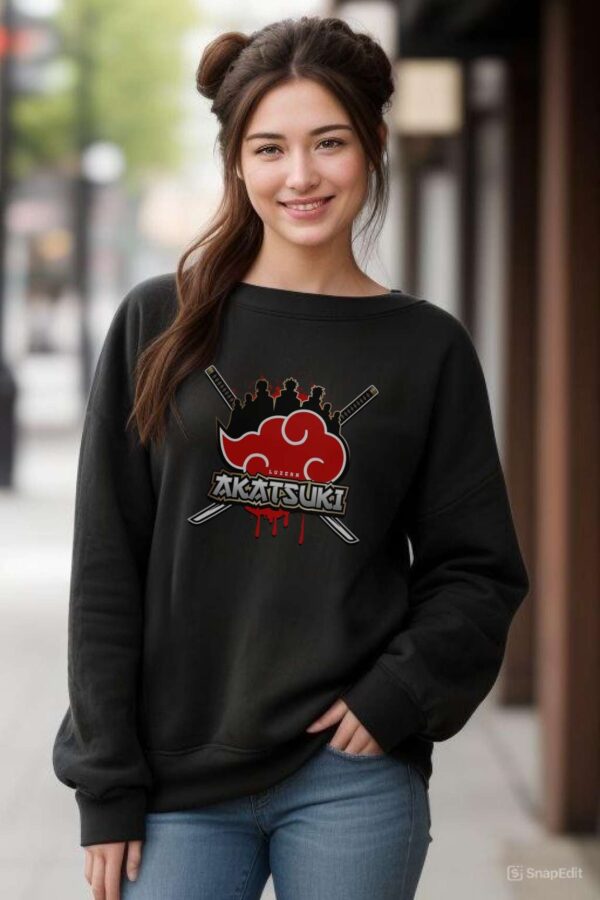 Heavyweight oversized sweatshirt for women | Naruto